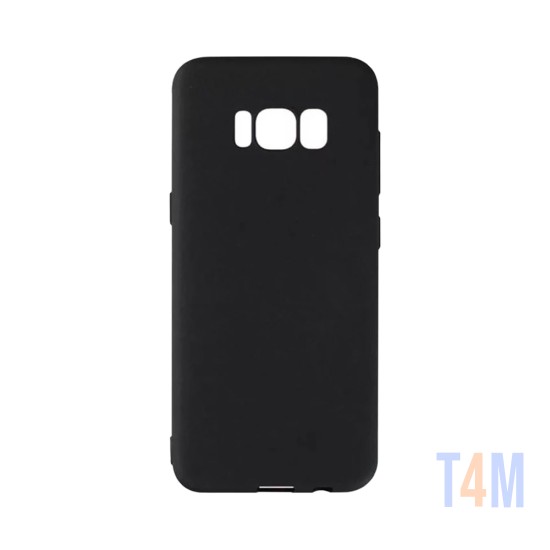 Capa de Silicone Macio para Samsung Galaxy S8 Plus Preto